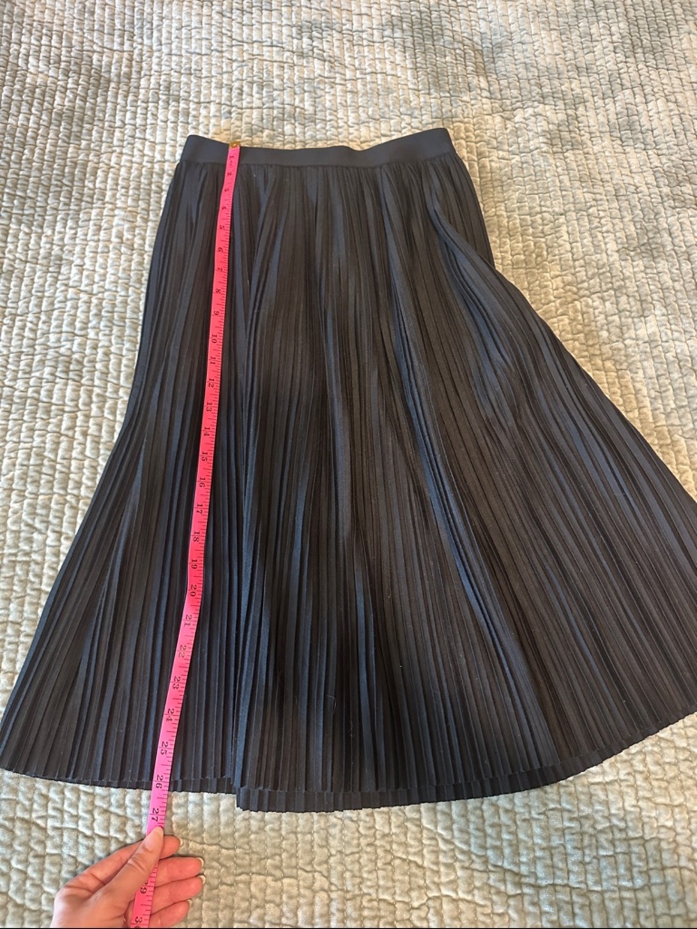 Apt. 9 Black Pleated Midi Skirt